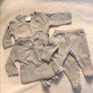 Nordstrom Baby Rib Knit T Shirt and Pants Set (2)